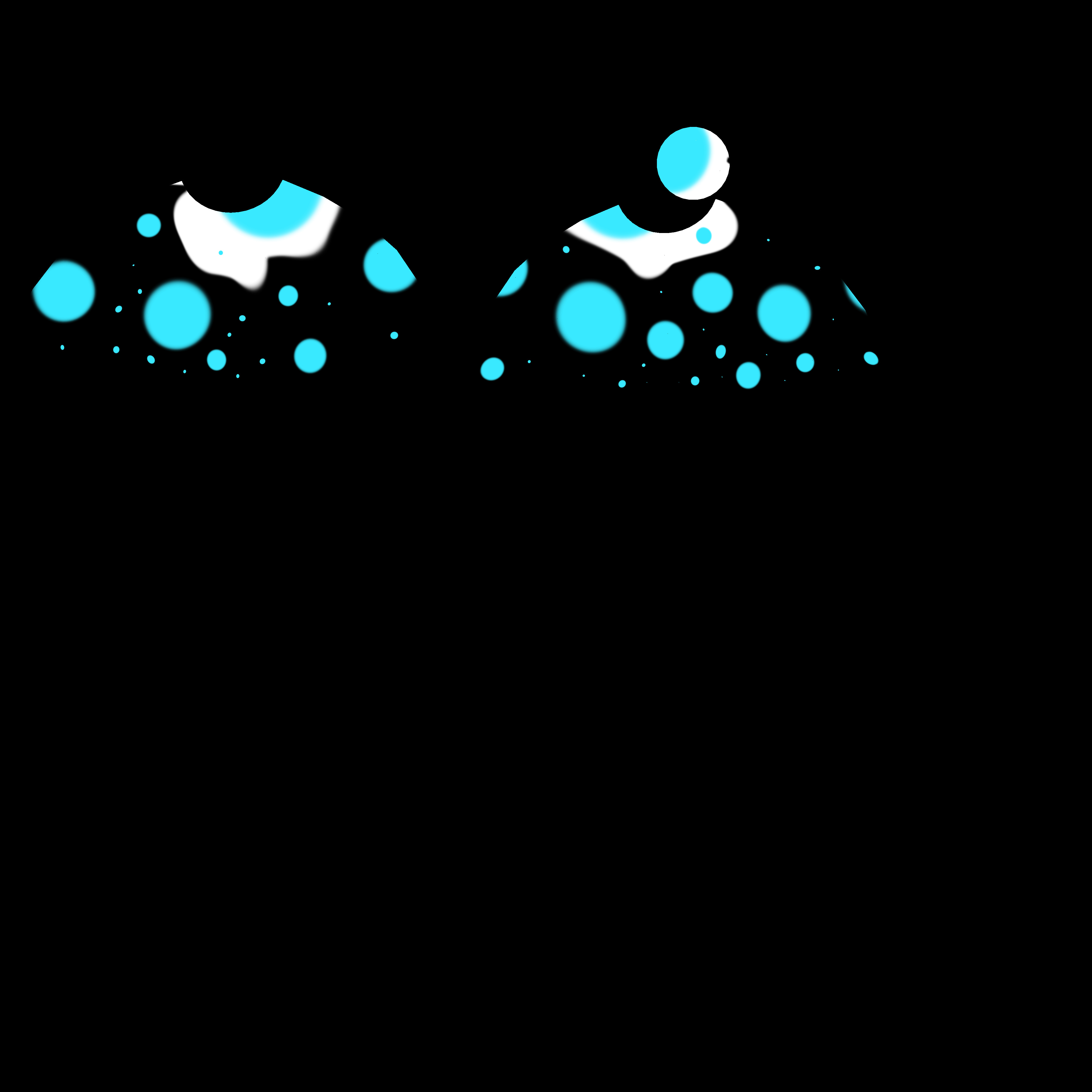 Stylized Neon Mushroom Low Poly 3D Model Low-poly 3D model_4