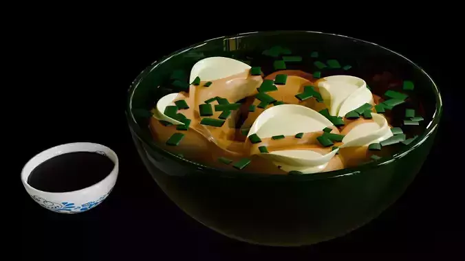 Chinese food soup dumplings