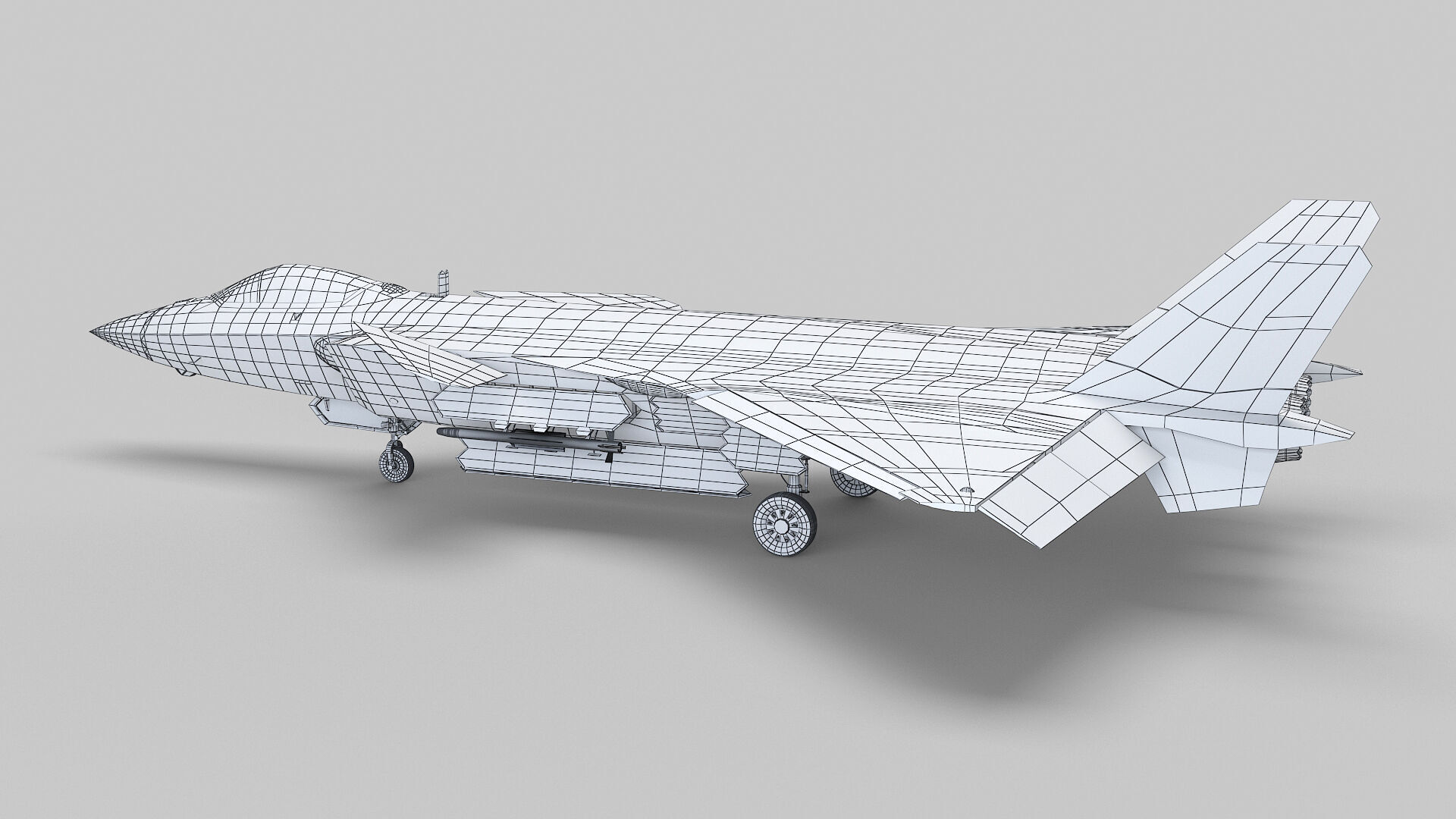 Chengdu J-20 3D model_10