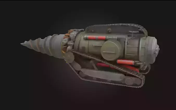 Subterranean Drill Machine  Engineered for the Depths 3D model