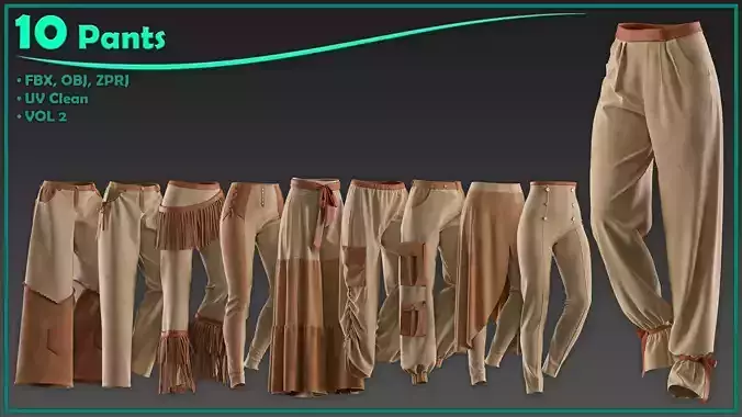10 female pants