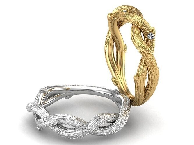 twist ring forest 3D print model