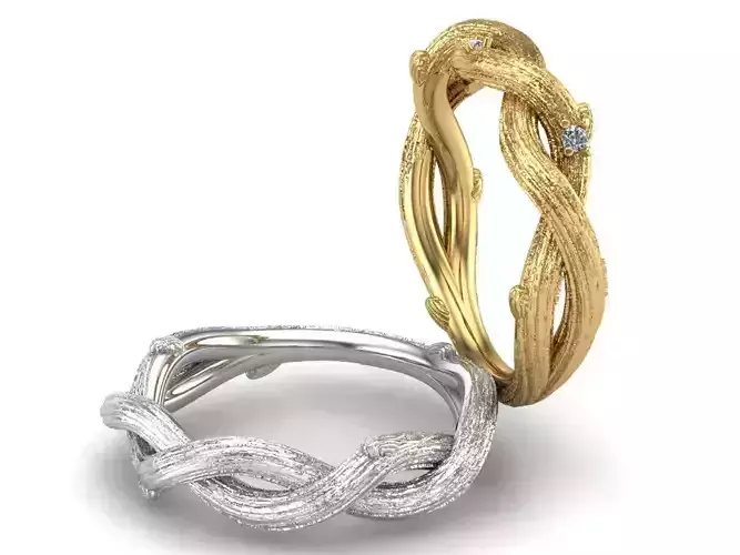 twist ring forest 3D print model