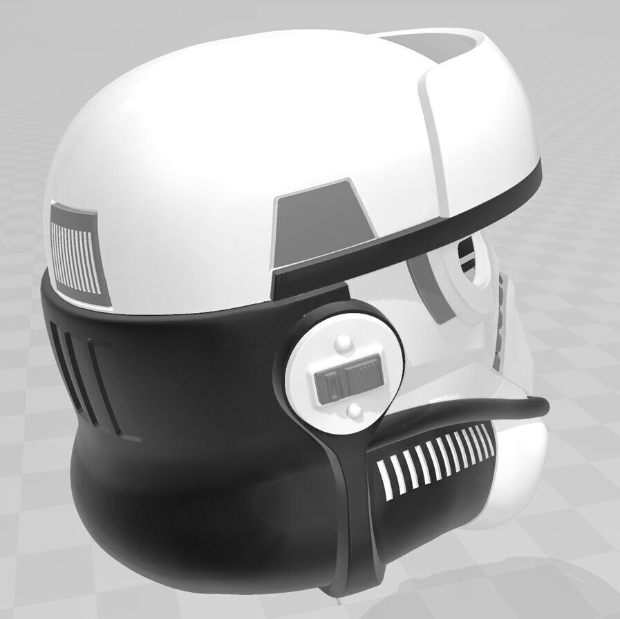 Star Wars Patrol Trooper Helmet 3D print model_4