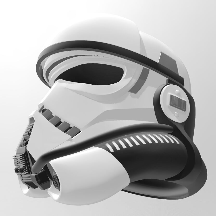 Star Wars Patrol Trooper Helmet 3D print model_2