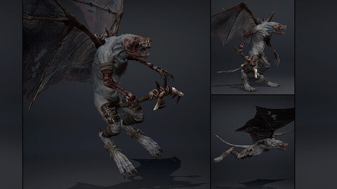 Venomshade Damaged Low-poly 3D model