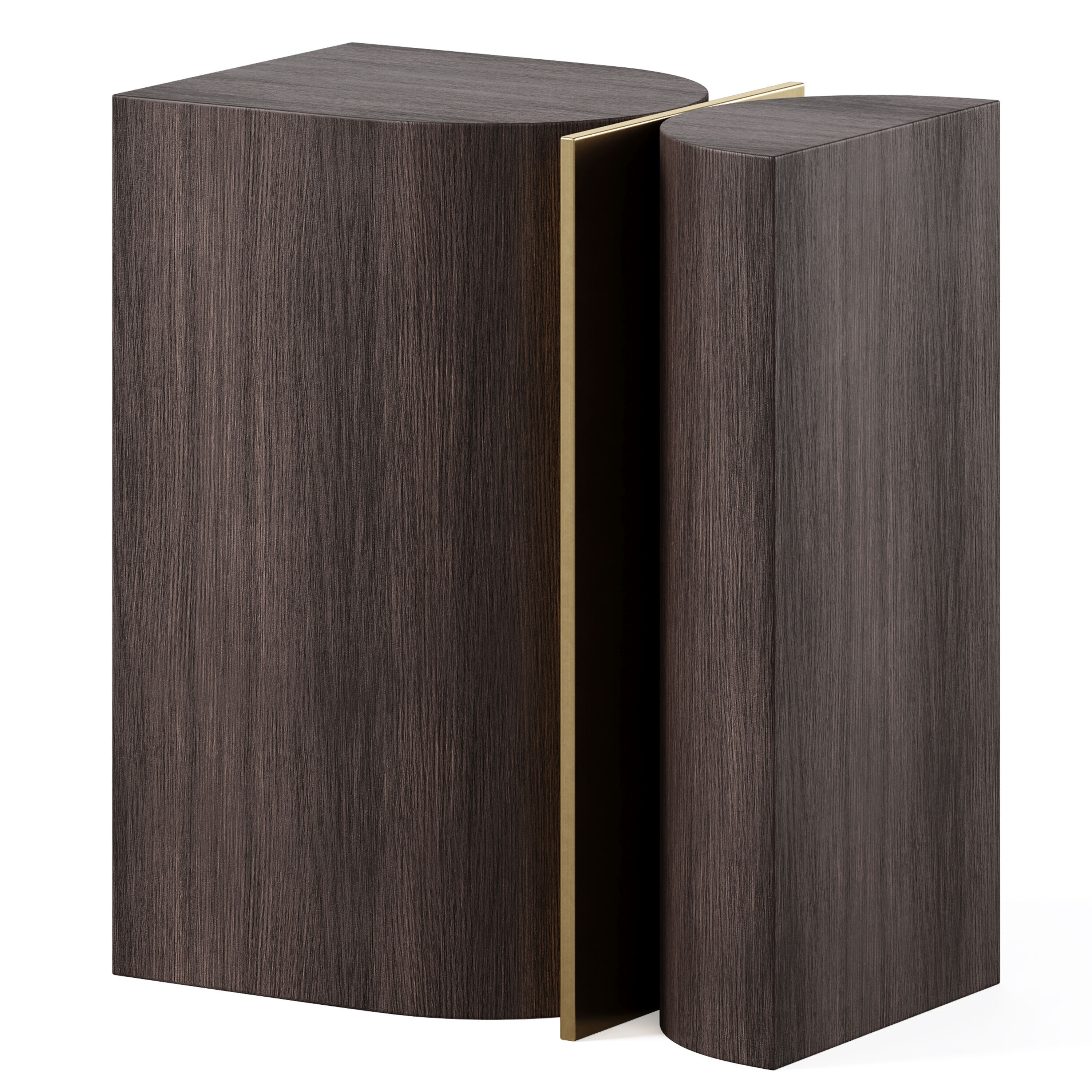 Slice and Cylinder Coffee Table by Baker Furniture 3D model_2