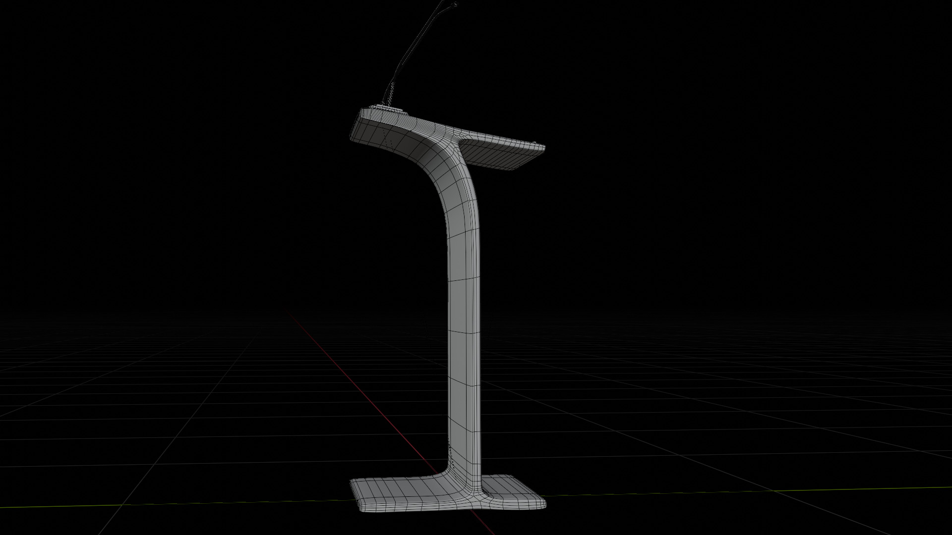 Flow Lectern Podium 3D model_21