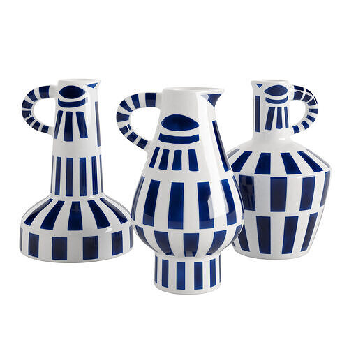 Sargadelos Bird Bud Vase in color Blue 3D model