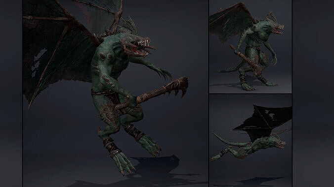 Venomshade Spicky Brutal Low-poly 3D model