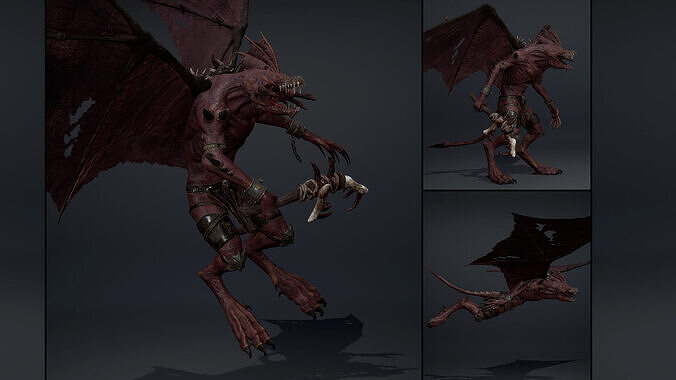 Venomshade Spicky Low-poly 3D model
