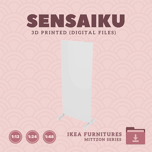 2 MITTZON Frame with Castors V2 for Dollhouse - IKEA - 3D Print 3D print model
