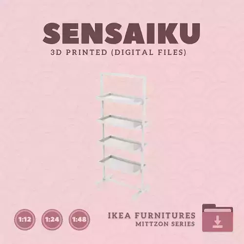 4 MITTZON Frame V4 Shelf Unit for Dollhouse - IKEA - 3D Print