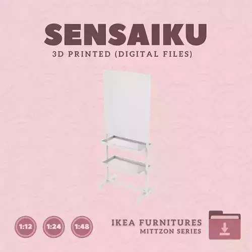 5 MITTZON Frame V5 Whiteboard for Dollhouse - IKEA - 3D Print