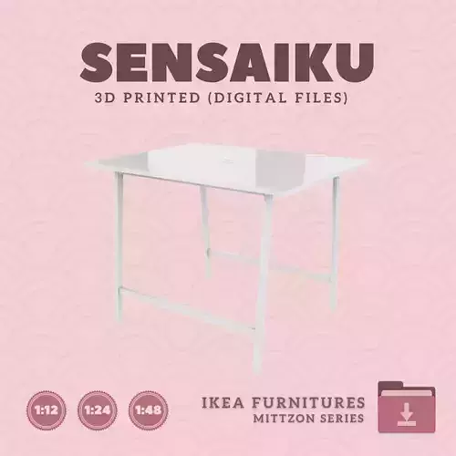 8 MITTZON Conference Table V2 for Dollhouse - IKEA - 3D Print