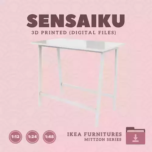9 MITTZON Conference Table V3 for Dollhouse - IKEA - 3D Print
