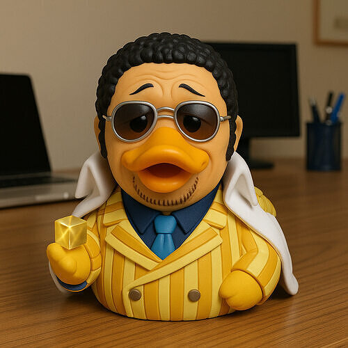 Rubber Duck - Kizaru One piece - 3D print 3D print model