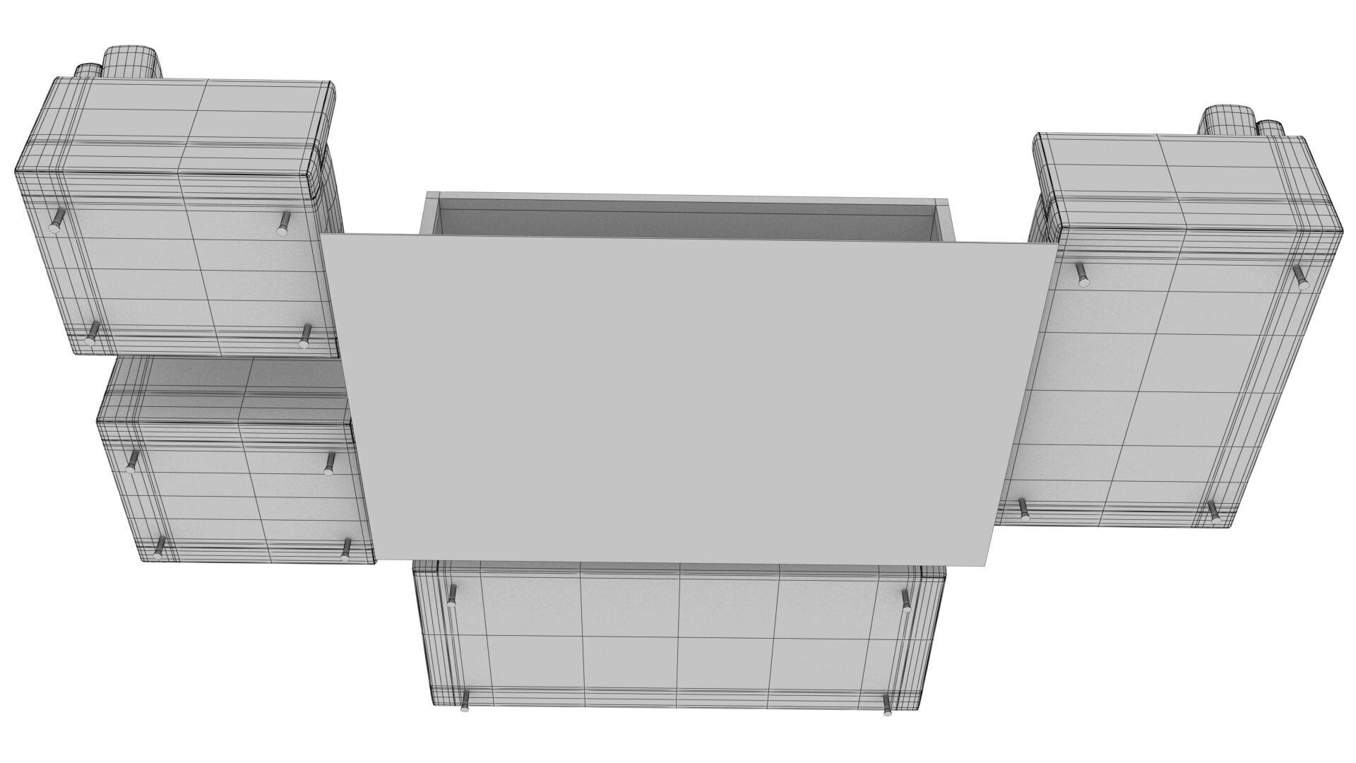 SOFA SET WITH CARPET 03 3D model_17