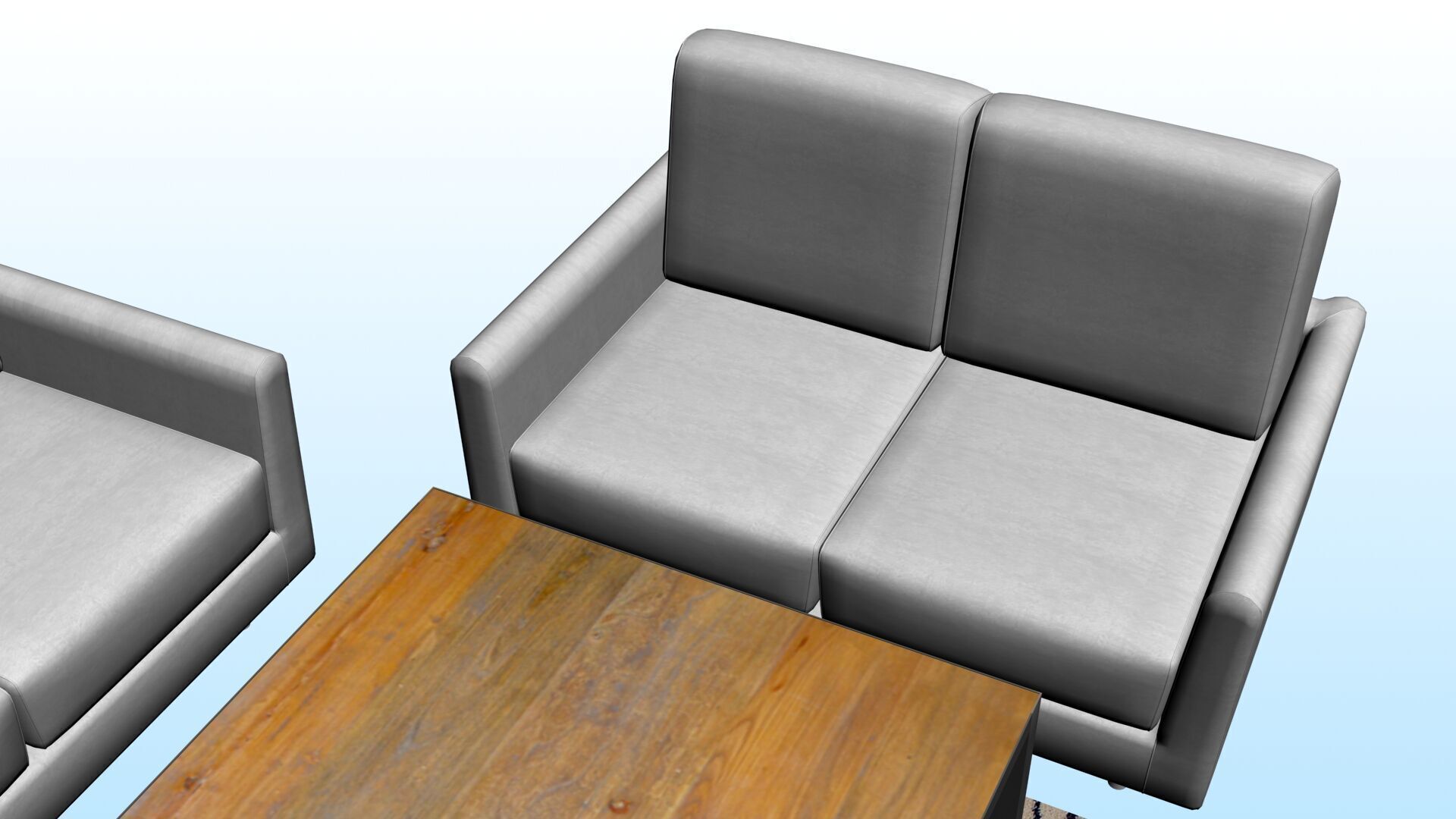 SOFA SET WITH CARPET 03 3D model_13