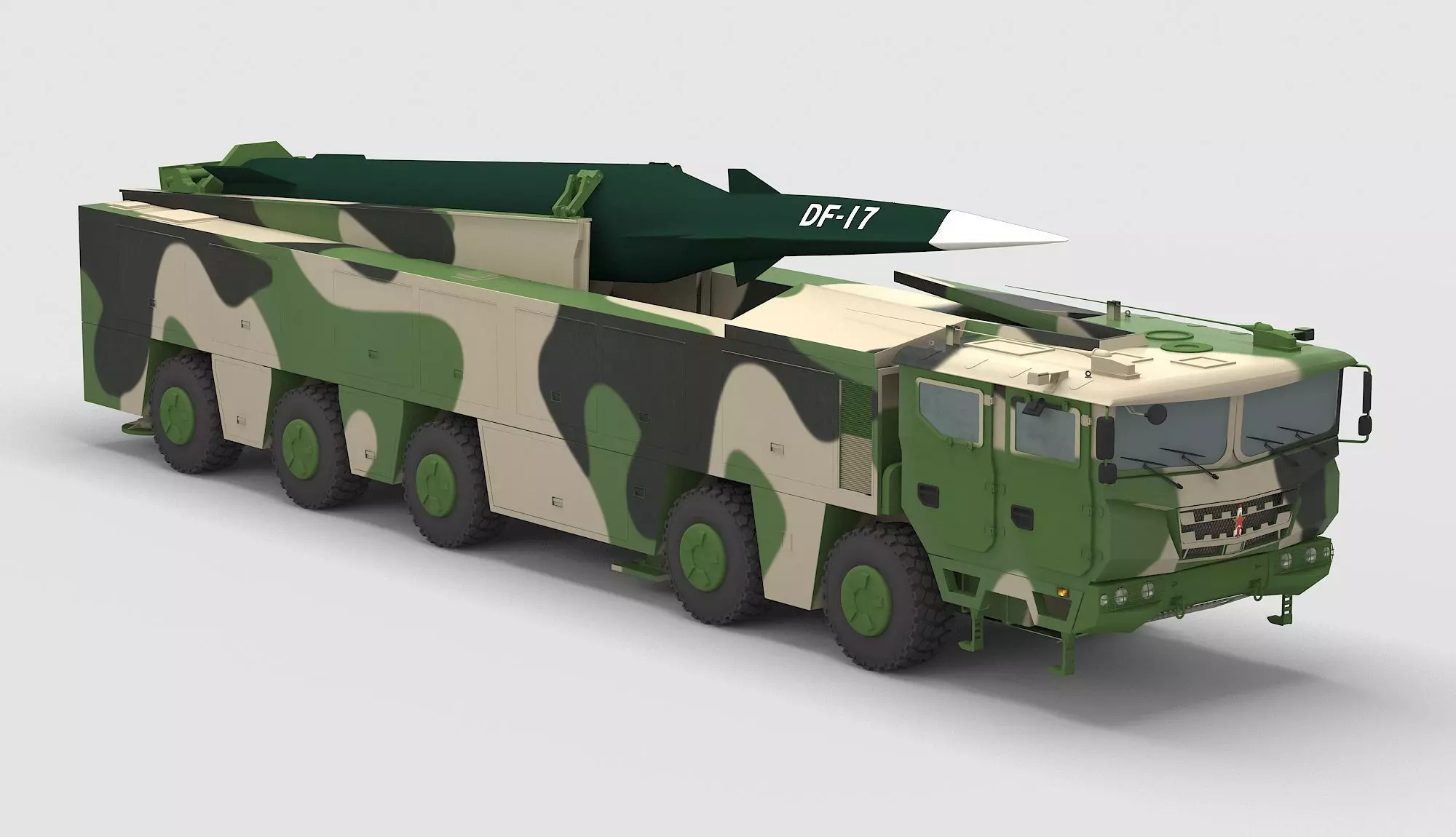 PLA DF-17 Missile 3D model