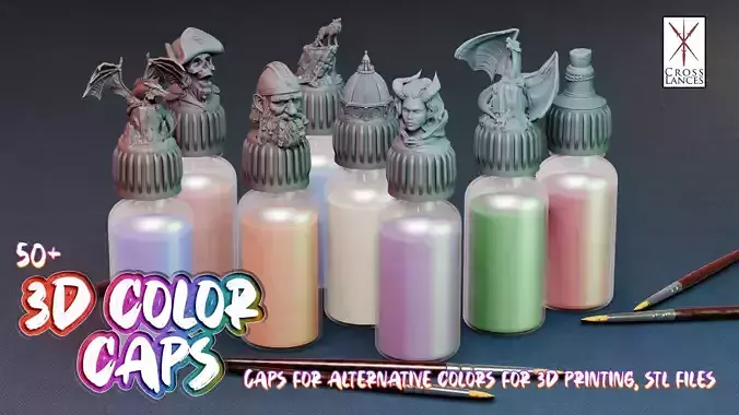 3D Color caps