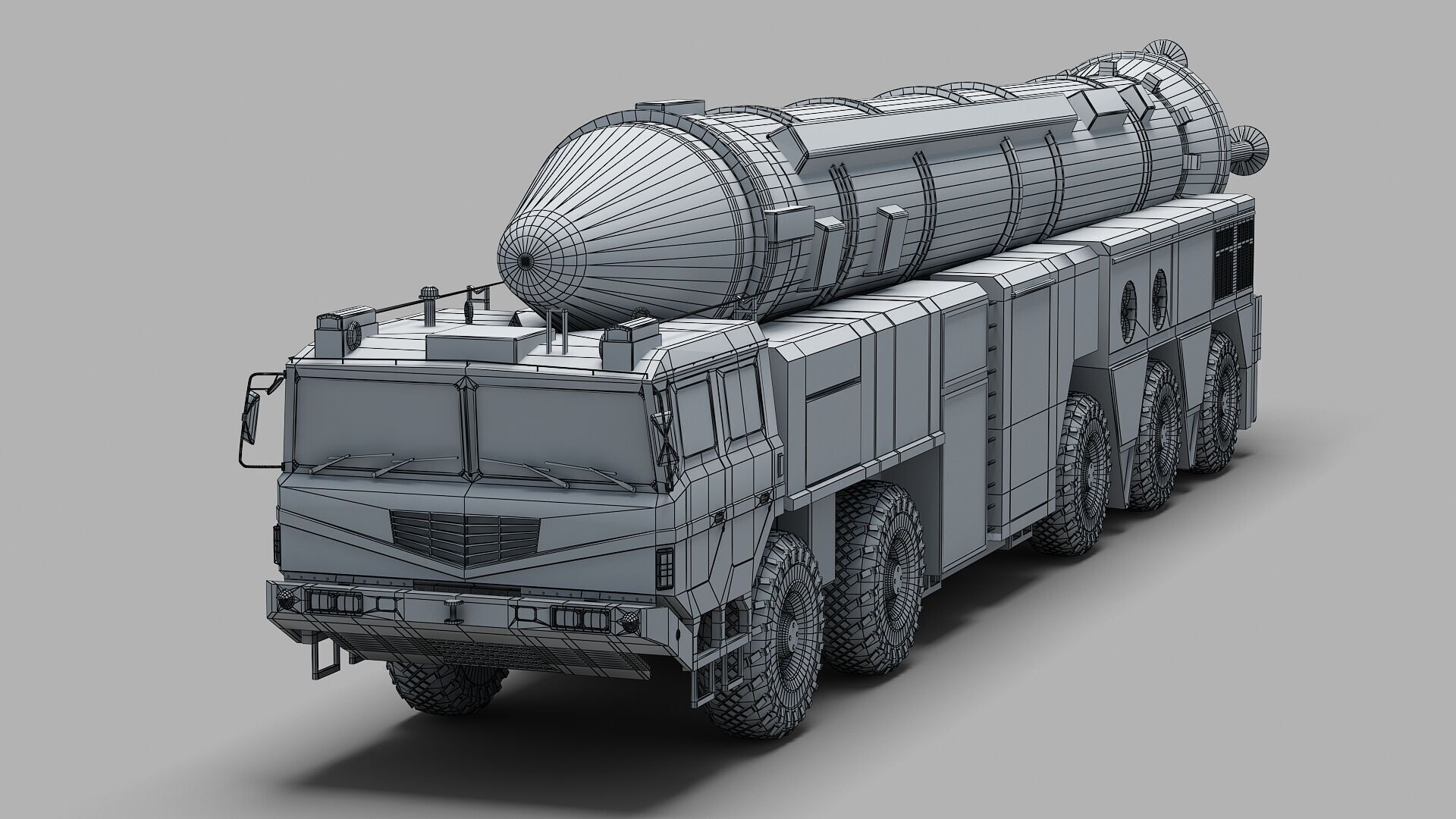 PLA DF-21 Missile 3D model_16