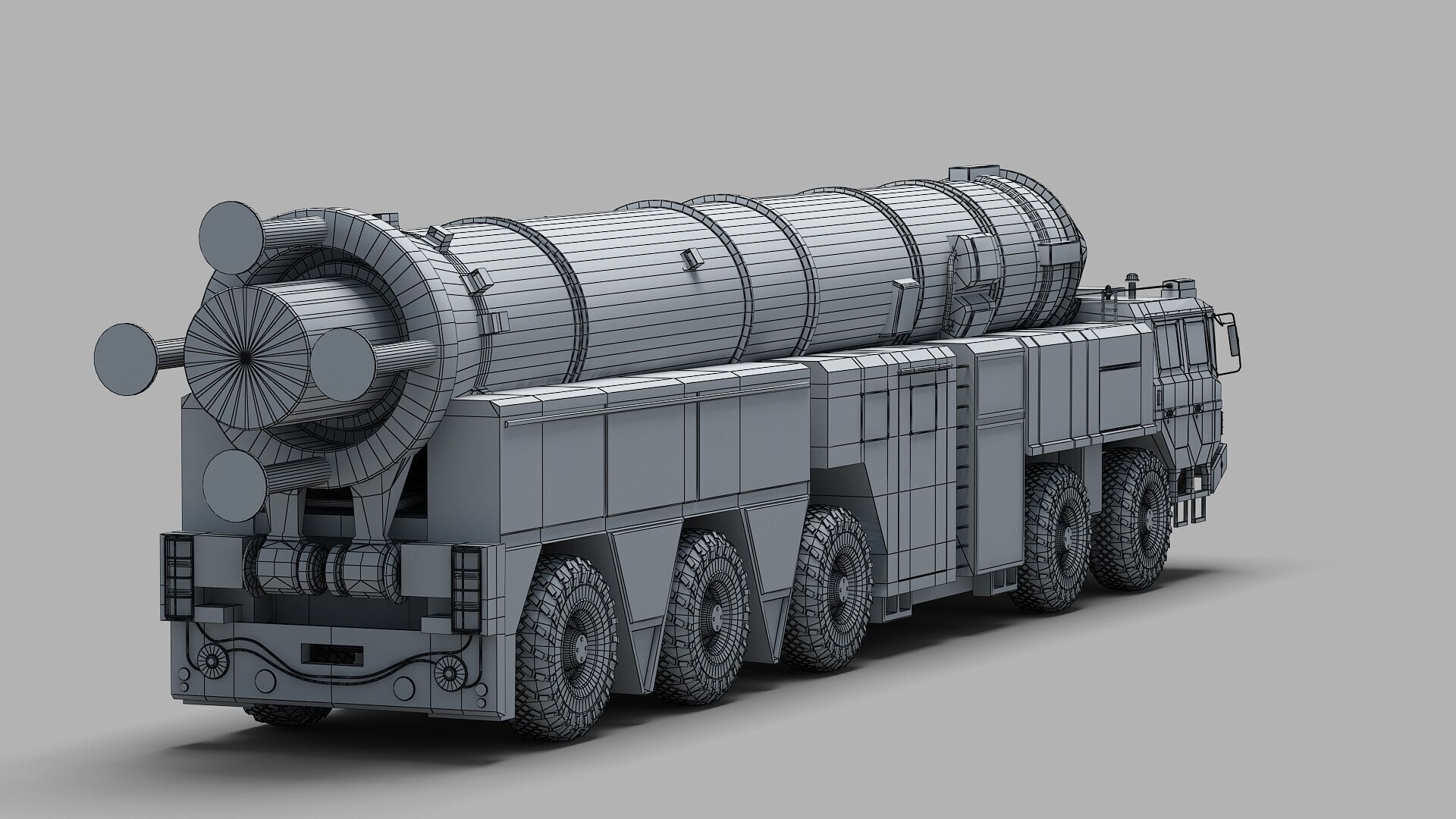 PLA DF-21 Missile 3D model_15