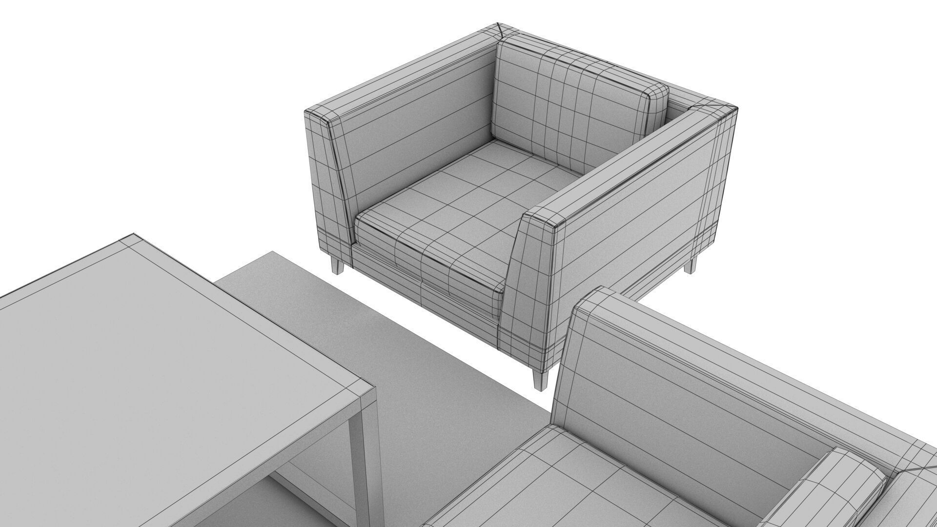 SOFA SET WITH CARPET 04 3D model_18