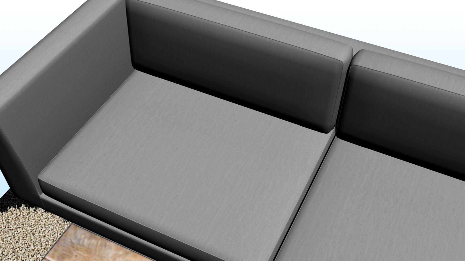SOFA SET WITH CARPET 04 3D model_10
