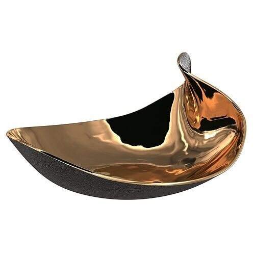Bronze 1  abstract bronze sculpture Helle Damkjaer 3D model