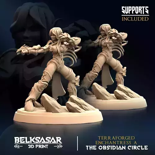 Terraforged Enchantress A Nude and Normal