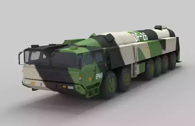 PLA DF-26 Missile 3D model