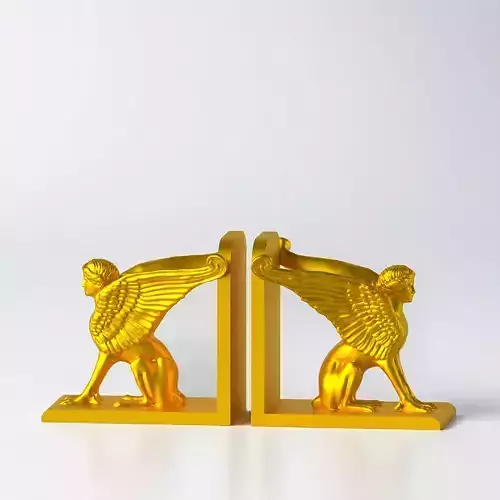 Sphinxes Bookends 3D print model