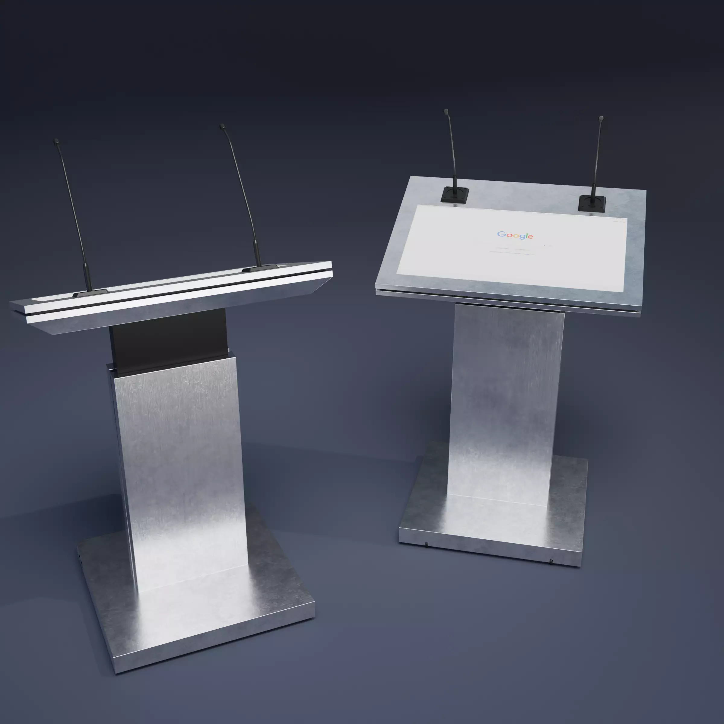 Future N Podium 3D model_0