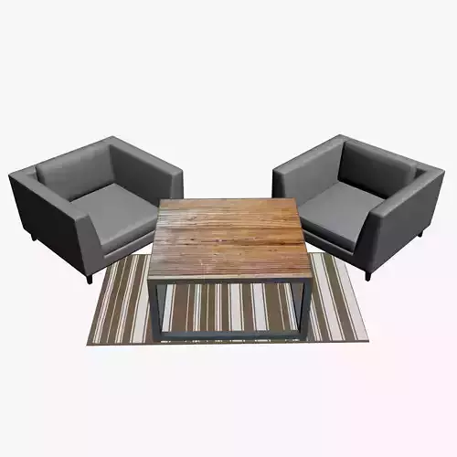 SOFA SET WITH CARPET 05