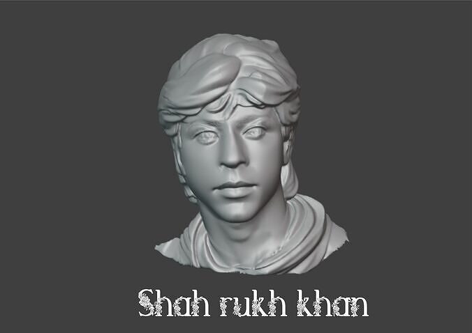 Shah rukh khan statue  3D model
