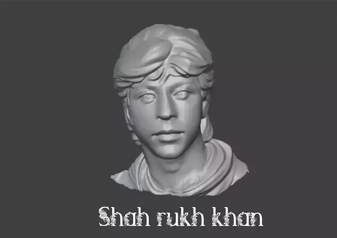 Shah rukh khan statue  3D model