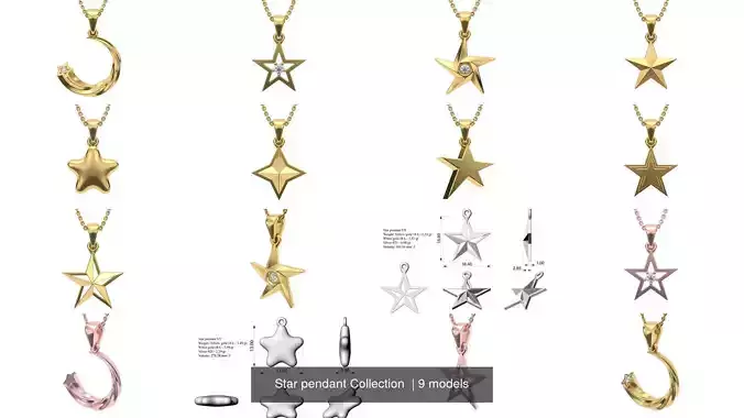 Star pendant Collection 