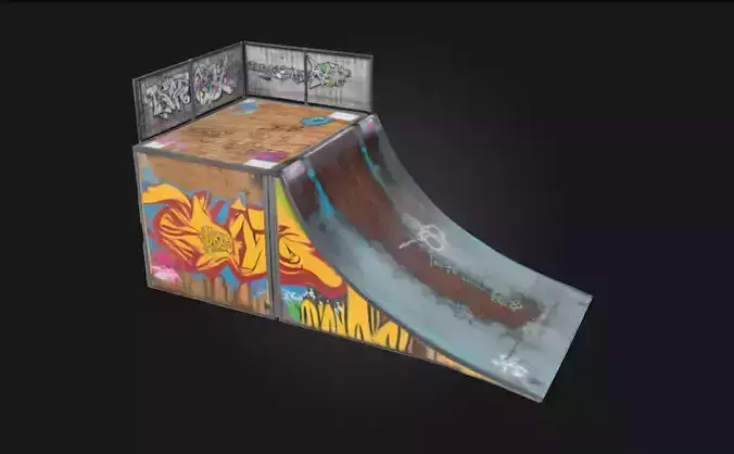 Skate Ramp Graffiti  Urban Style in Motion