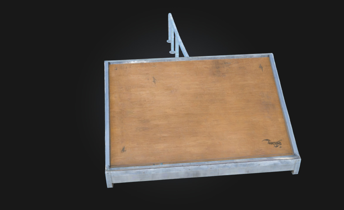 Skate Ramp Challenge Extreme Thrills in Urban Design 3D model_3