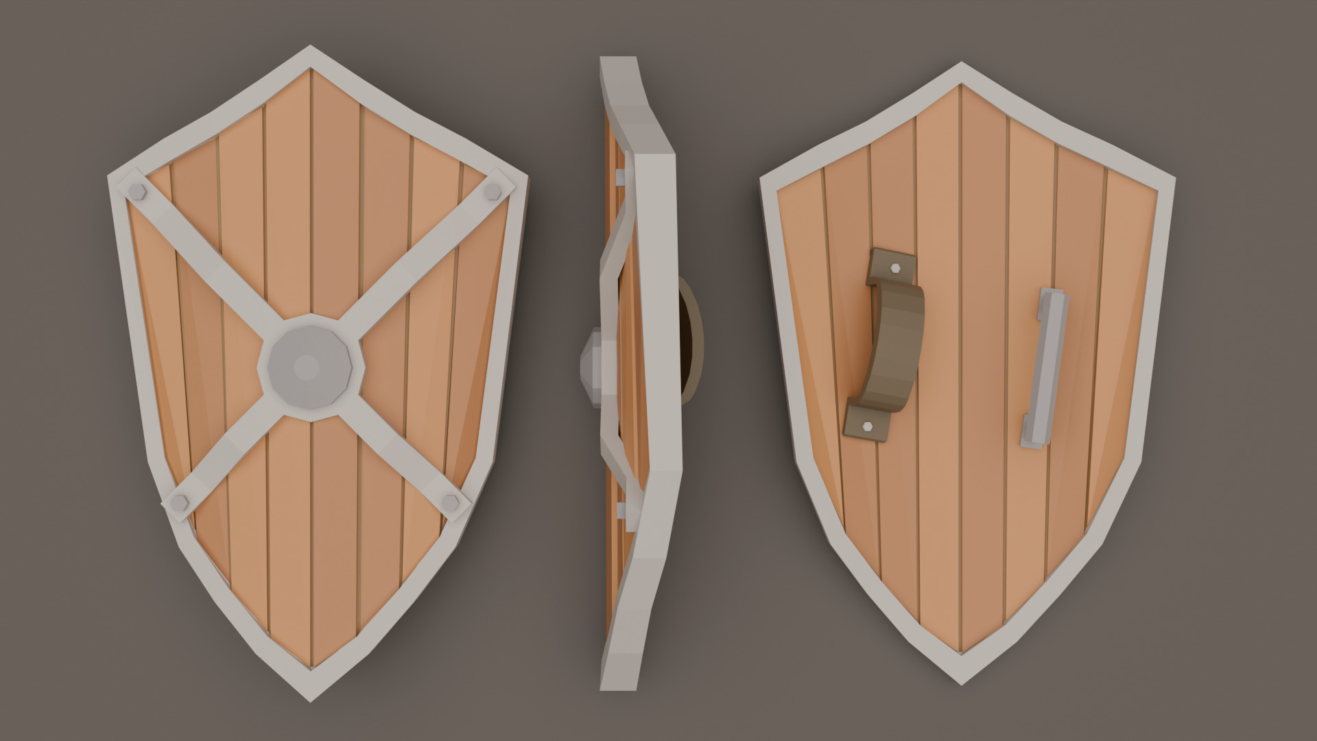 Low Poly Fantasy Weapons Pack Low-poly 3D model_2