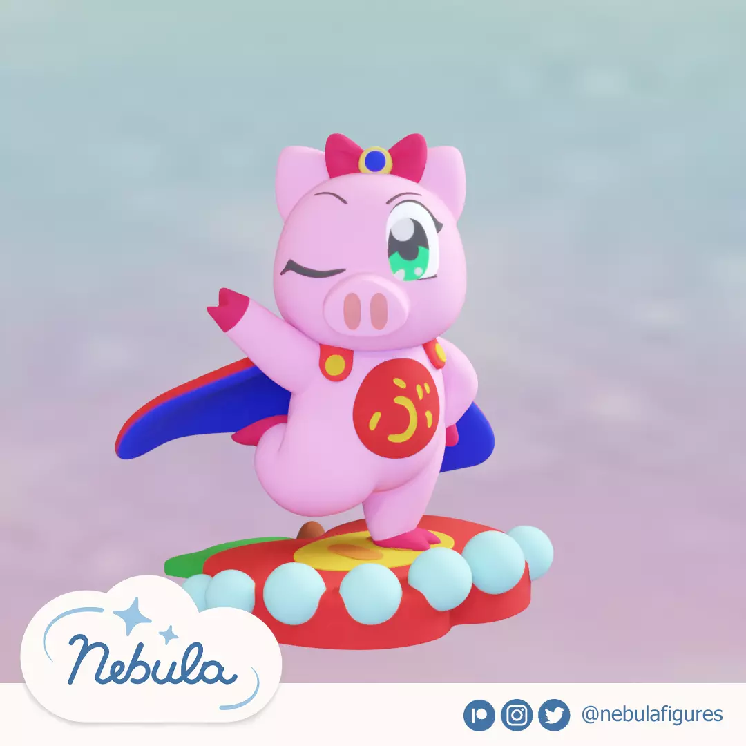 Super Pig - Tonde Burin 3D print model_0