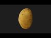 Photorealistic 3D scan of potato Low-poly 3D model_1