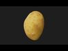 Photorealistic 3D scan of potato Low-poly 3D model_1
