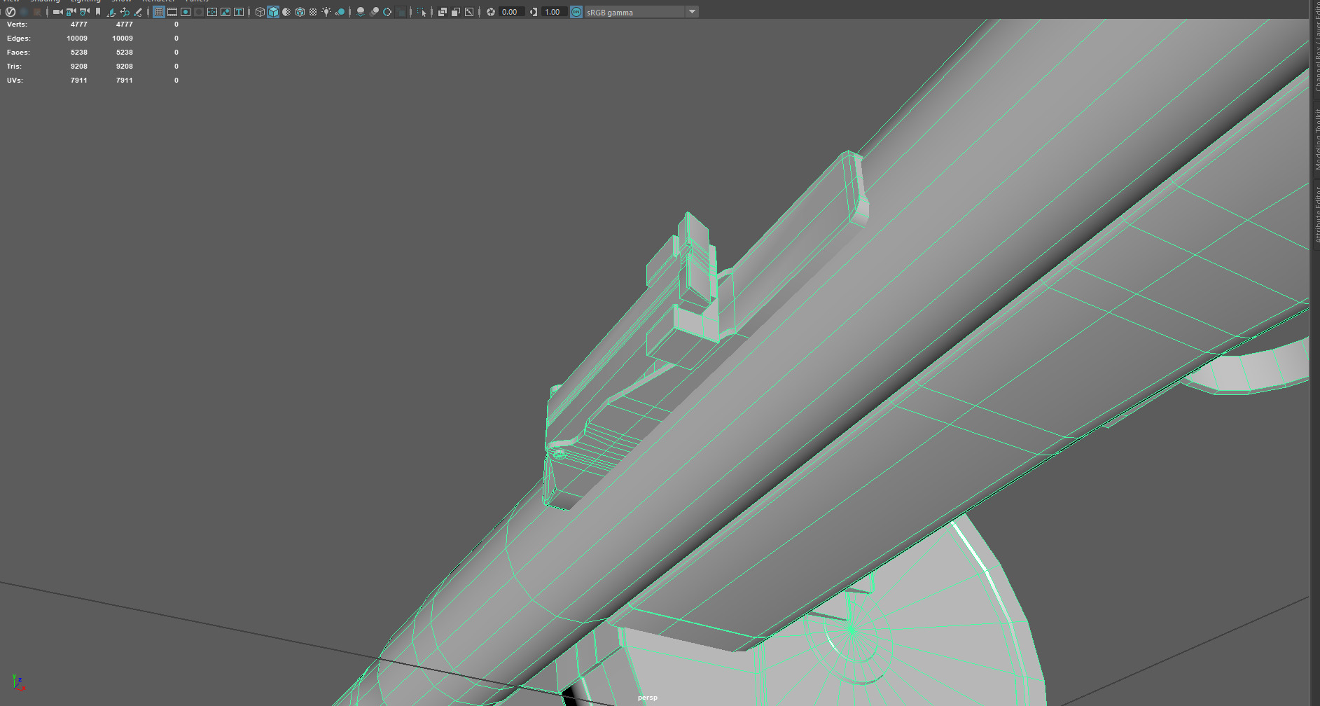 Low Poly Suomi KP31 SMG 3D Model Low-poly 3D model_11