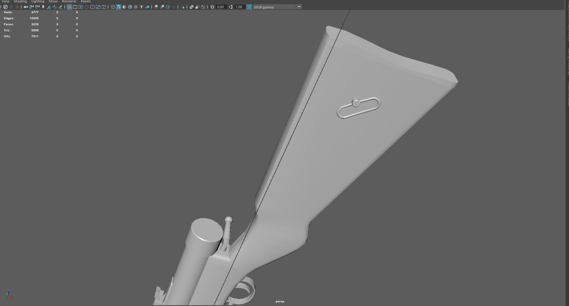 Low Poly Suomi KP31 SMG 3D Model Low-poly 3D model_4