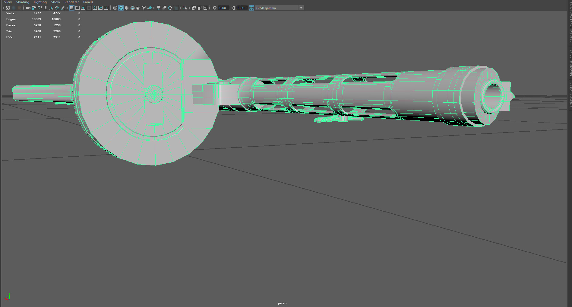 Low Poly Suomi KP31 SMG 3D Model Low-poly 3D model_8