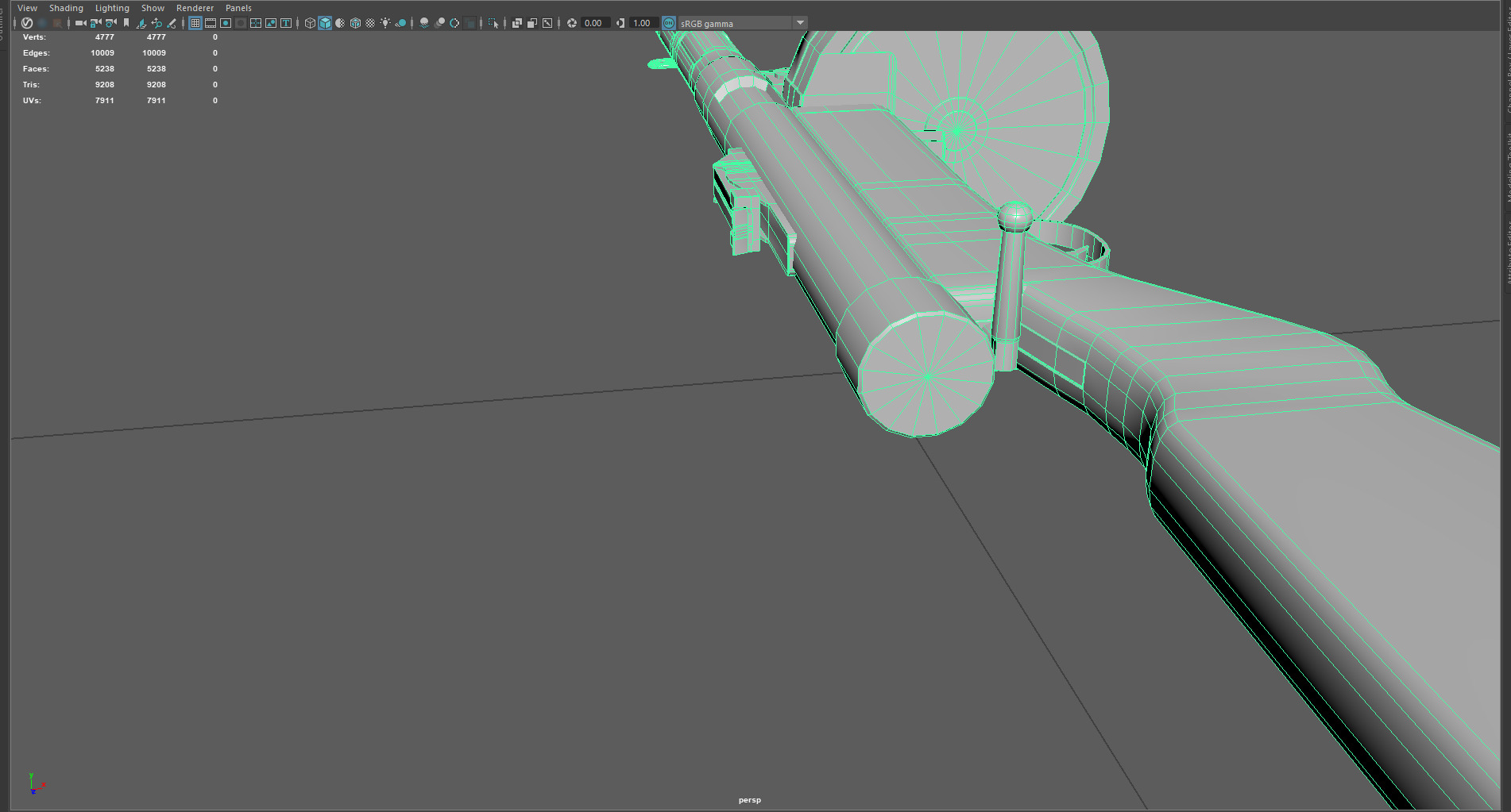 Low Poly Suomi KP31 SMG 3D Model Low-poly 3D model_10