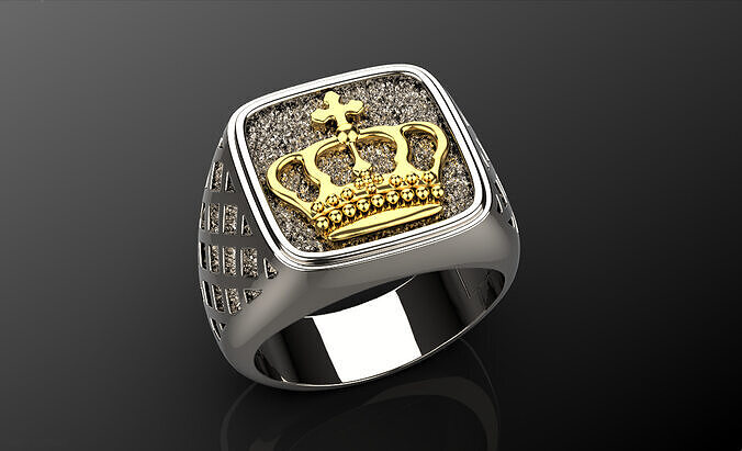 Signet ring 59-70 EU 3D print model