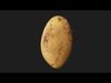 Photorealistic 3D scan of potato Low-poly 3D model_1